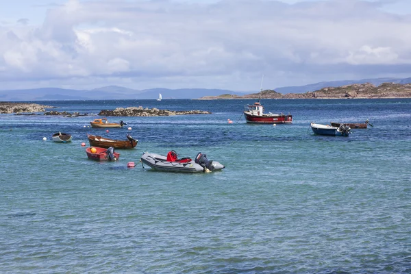 Iona, uma pequena ilha nas Hébridas Internas ao largo do Ross de Mull, na costa ocidental da Escócia — Fotografia de Stock