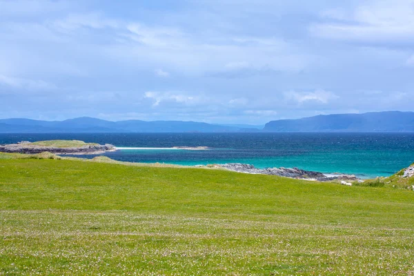 Iona är en liten ö i den inre Hebriderna utanför Ross Mull på Skottlands västra kust. — Stockfoto