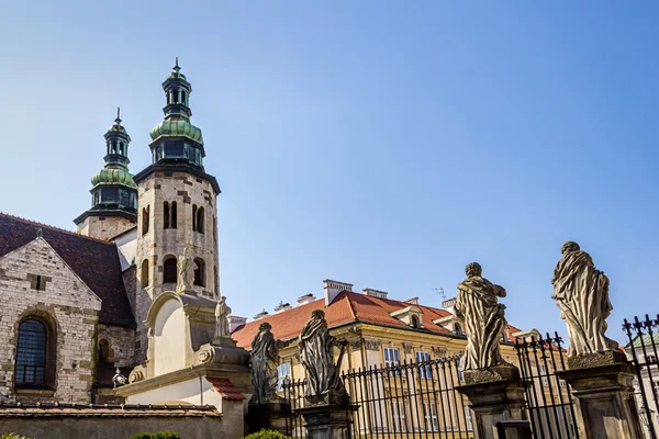 Církevní architektura v Krakow, Polsko — Stock fotografie