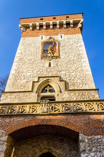 Puerta de Florianska, Cracovia, Polonia — Foto de Stock