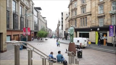 14 Haziran 2015, Glasgow sokakları, İskoçya, Hd görüntüleri