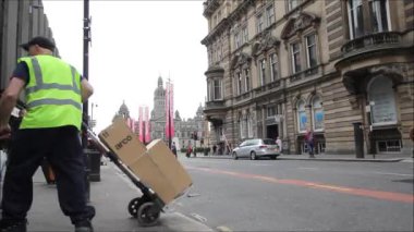 Glasgow, İskoçya, Hd 14 Haziran, 2015, sokaklarında