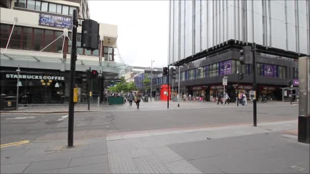 14 Junho de, 2015, ruas de Glasgow, Escócia, HD — Vídeo de Stock