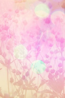 Pembe çiçek sanatsal arka plan