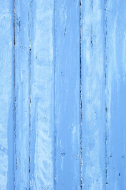 Painted blue wooden planks background clipart