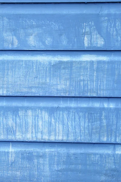 Lackierte blaue Holzplanken Hintergrund — Stockfoto