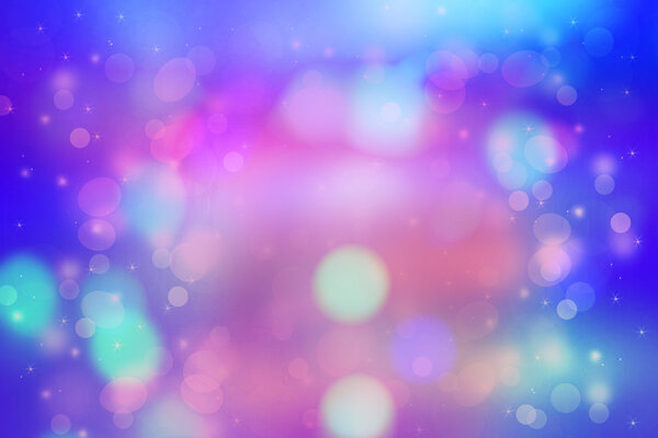 Beautiful dreamy background with bokeh lights