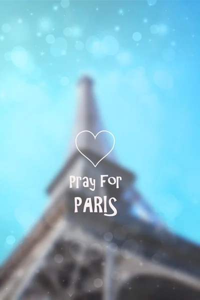 Eyfel Kulesi Tour Eiffel, Paris, Fransa, Avrupa ile bulanık arka plan ve grafik — Stok fotoğraf