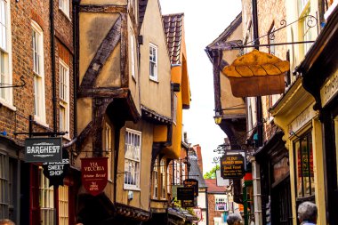 The Shambles in York, England clipart
