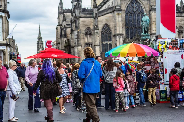 Festival Fringe em Edimburgo, 2015, Escócia — Fotografia de Stock