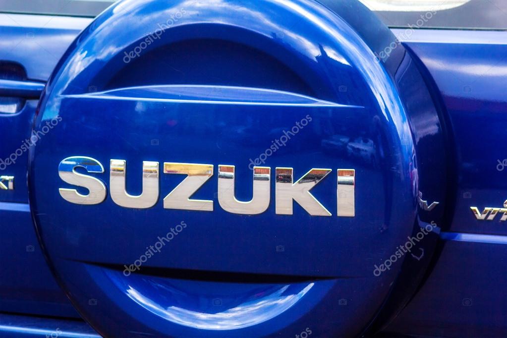 Suzuki logo close up