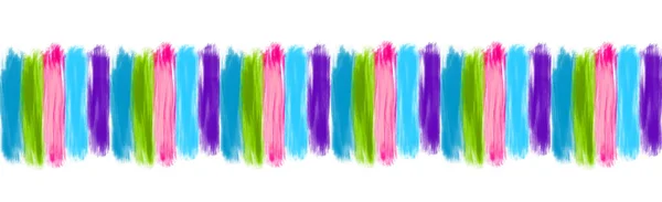 Aquarel Digitale Hand Verf Kleurrijke Streep Patroon Achtergrond Handgetekende Mode — Stockfoto