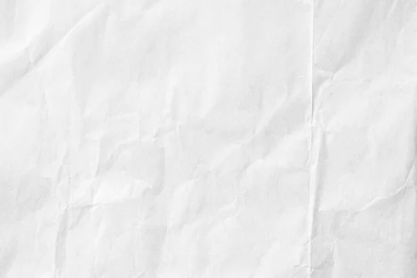 Wit Papier Vel Textuur Achtergrond Met Gerimpelde Gerimpelde Ruwe Patroon — Stockfoto