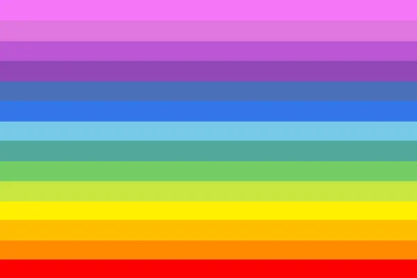 Regenboog Kleur Vector Lijn Strepen Patroon Achtergrond — Stockvector