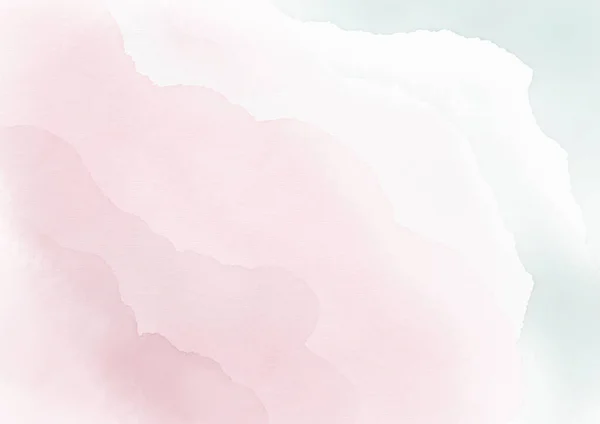Розовый Акварель Белом Векторном Абстрактном Фоне Пропитанная Розовой Краской Краска — стоковый вектор