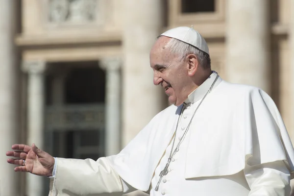 Paus Franciscus Stockafbeelding