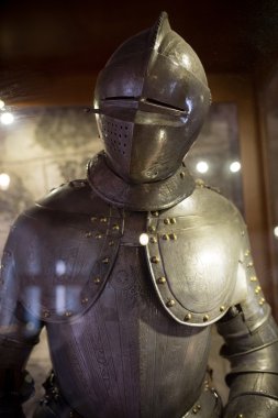 Vintage tam vücut zırh takım elbise