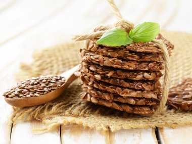 keten tohumu, sağlıklı gıda ücretsiz gluten üzerinden kraker