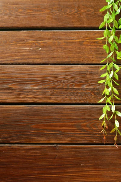 Vecchio sfondo in legno marrone naturale — Foto Stock