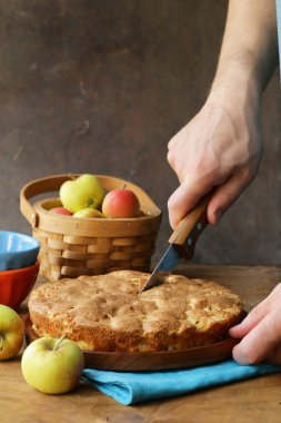 ev yapımı ekmek, iç pişirme apple pie