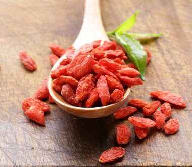 doğal organik kurutulmuş goji meyveleri, sağlıklı beslenme