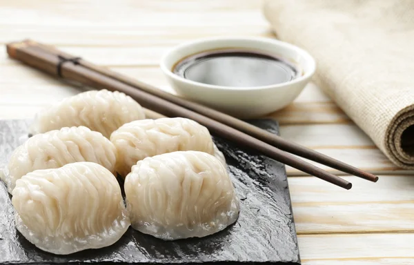 Asian dumplings (Dim Sum) — Stock Photo, Image