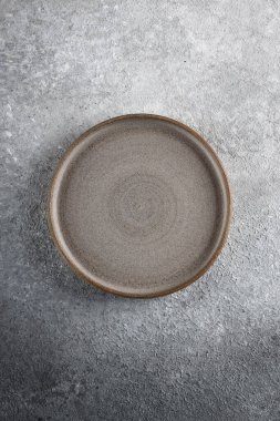 Fotokopi alanı olan boş bir tabak