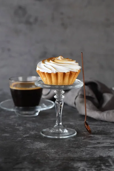 Tatlı Zevk Için Kek Kahve — Stok fotoğraf