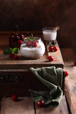 taze dutlu organik süt tatlısı