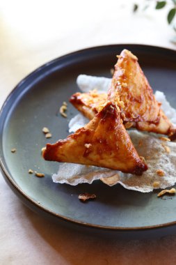 Öğle yemeği ya da kahvaltı için etli börek.