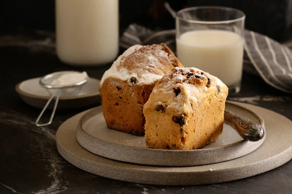 Zelfgemaakte Taart Als Dessert Lekkernijen Voor Vakantie — Stockfoto