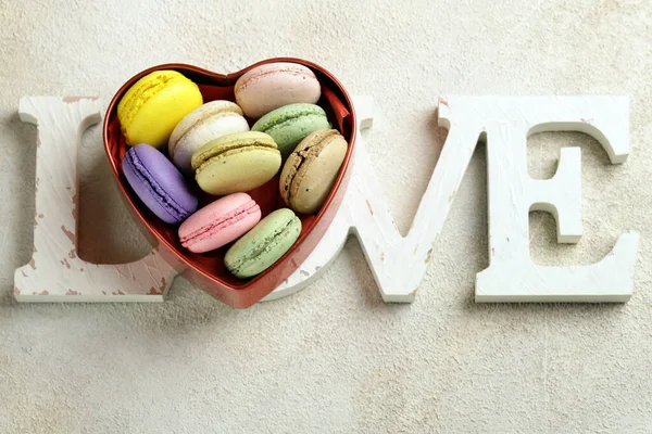 Hintergrund Valentinstag Liebe Dessert — Stockfoto