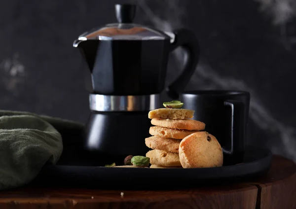 Biscoitos Italianos Tradicionais Para Sobremesa Guloseimas — Fotografia de Stock