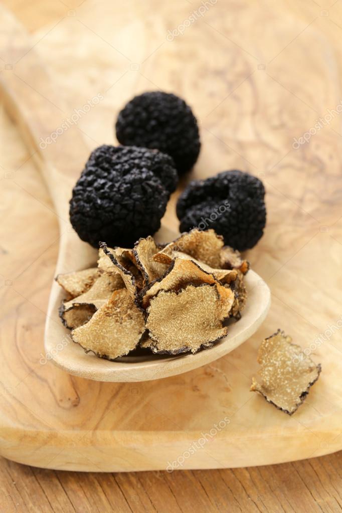 Expensive rare black truffle mushroom gourmet vegetable Stock Photo by ©Dream79 54338883
