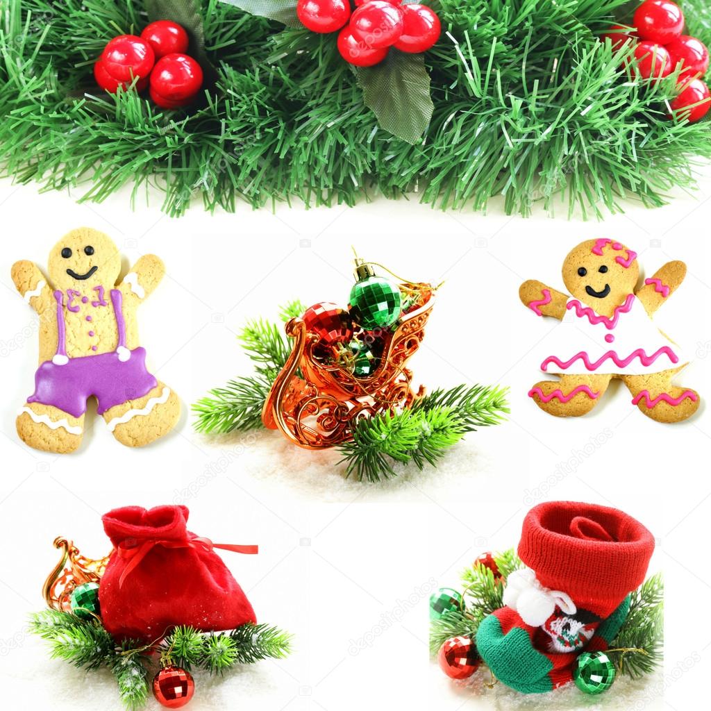 collage different christmas decorations and symbols on the white background photo by dream79 - Different Christmas Decorations collage different christmas decorations and symbols on the white background photo by dream79 - Different Christmas Decorations