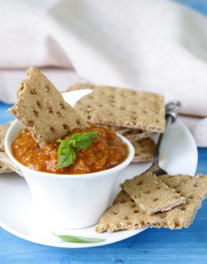 patlıcan ve domates ile cips sebze yahni DIP