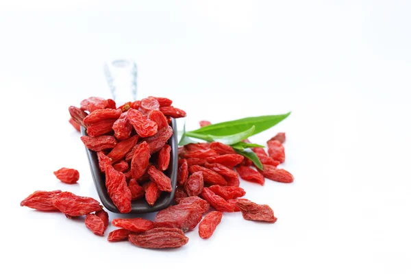 Сухие красные ягоды годжи для здоровой пищи — стоковое фото
