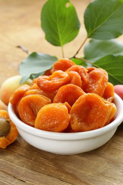 Doğal Organik Kuru Kayısı, rustik natürmort