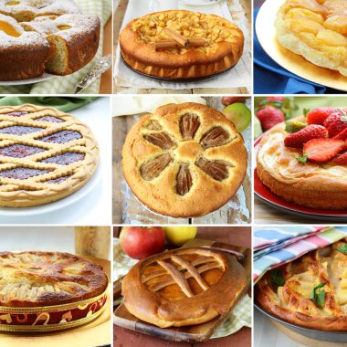 kolaj menü Ekmek - pasta çeşitli