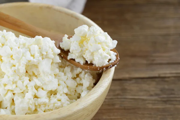 Natürlicher Bio-Quark für ein gesundes Frühstück — Stockfoto