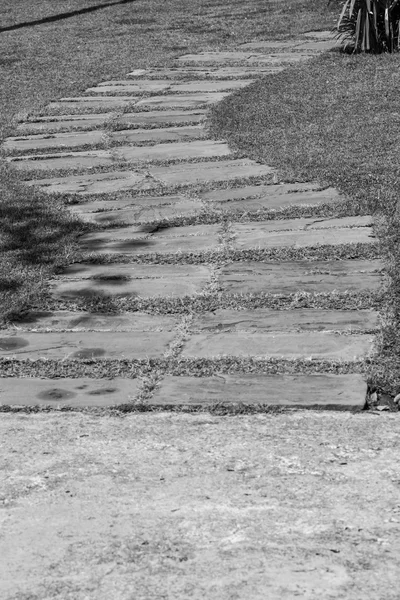 De manier van de wandeling in het park in Thailand. — Stockfoto