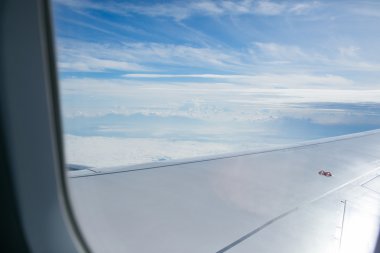 Bulutlar gökyüzünde (aslında fr çekildiği yüksek up görünümünü