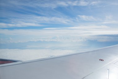 Bulutlar gökyüzünde (aslında fr çekildiği yüksek up görünümünü