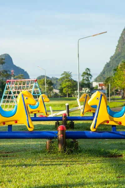 Parque infantil infantil. — Fotografia de Stock