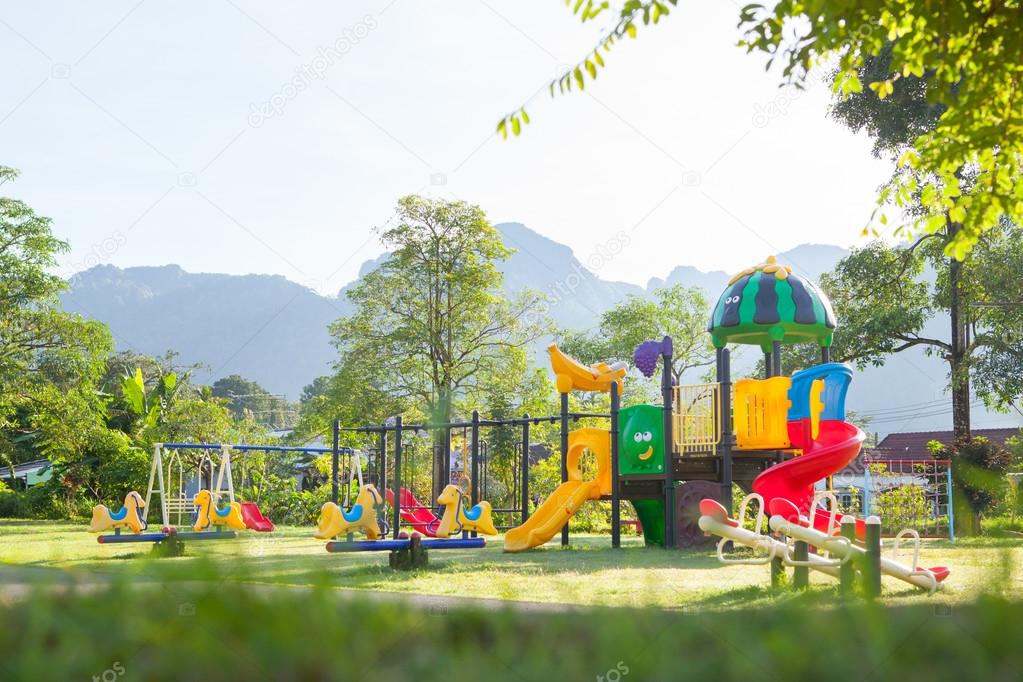 Children playground park.