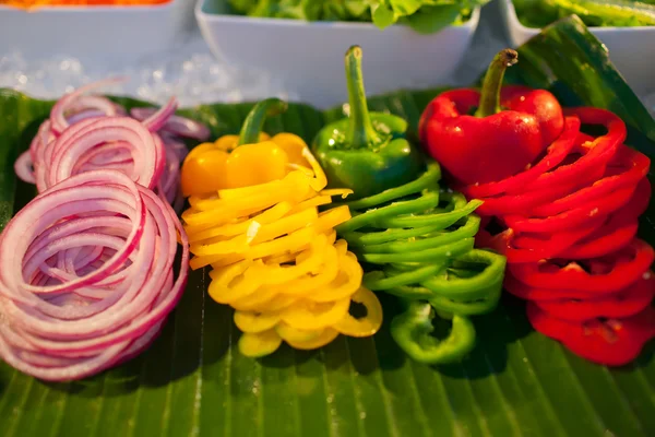 ボウルにサラダ野菜. — ストック写真