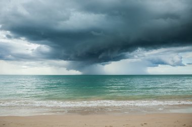 Denizde yağmur fırtınaları oluyor..