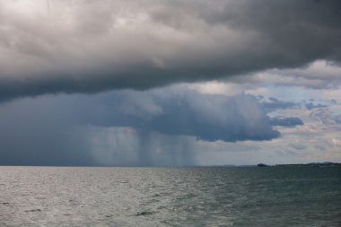 Denizde yağmur fırtınaları oluyor..