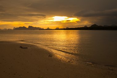 Güzel Altın Portakal gün batımı