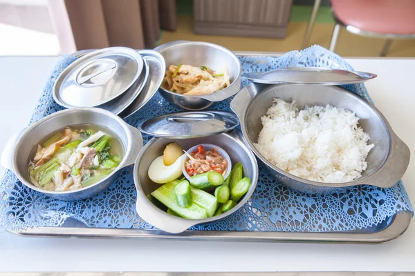 医院病人的食物 图库照片